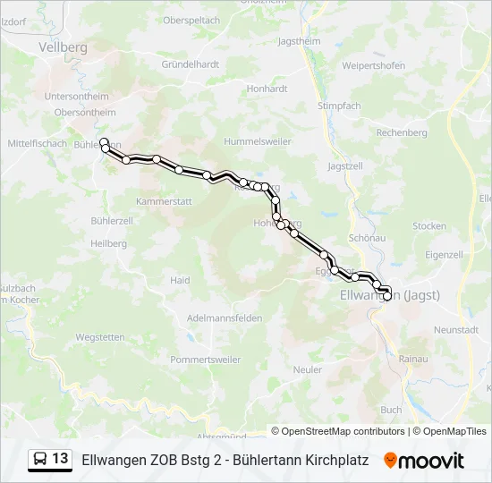 13  Line Map