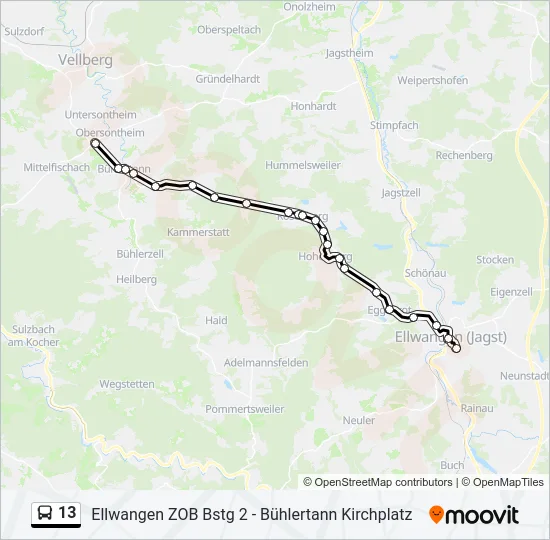 13  Line Map