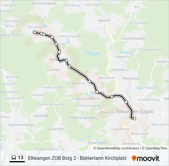 13  Line Map