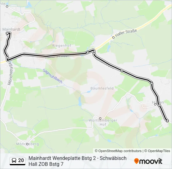 20  Line Map
