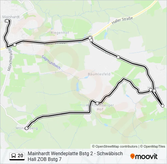 20  Line Map