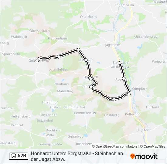 62B  Line Map
