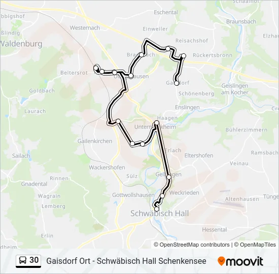 30  Line Map