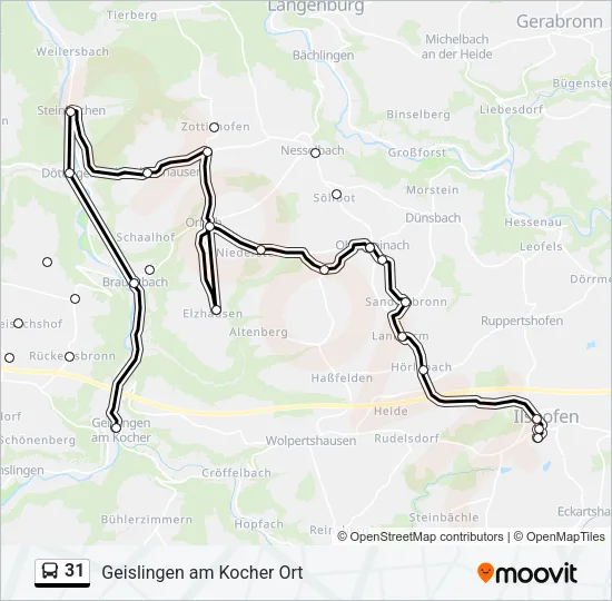 31  Line Map