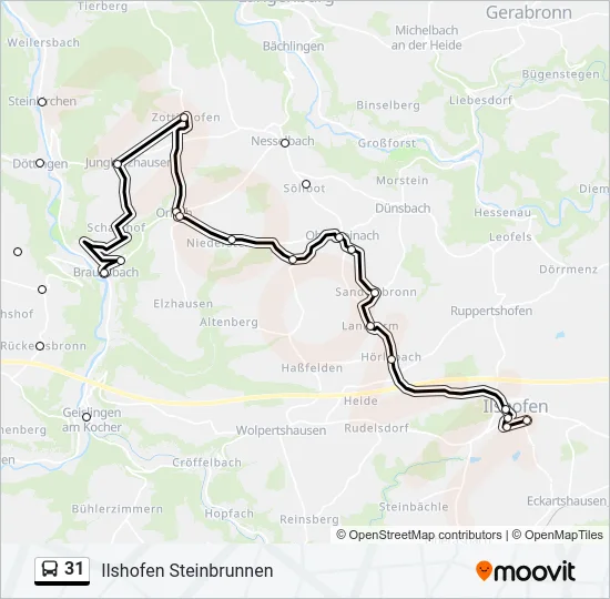 31  Line Map