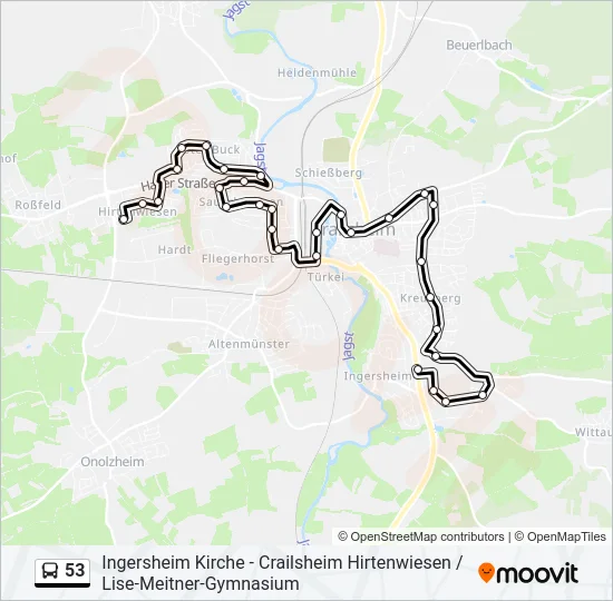 53: карта маршрута