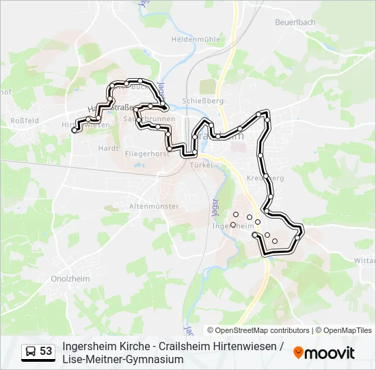  53: карта маршрута