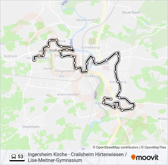  53: карта маршрута