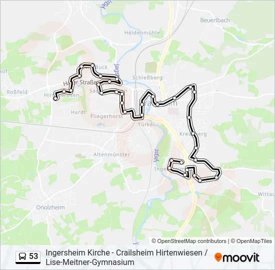  53: карта маршрута
