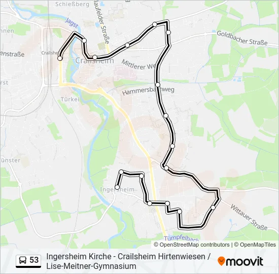  53: карта маршрута