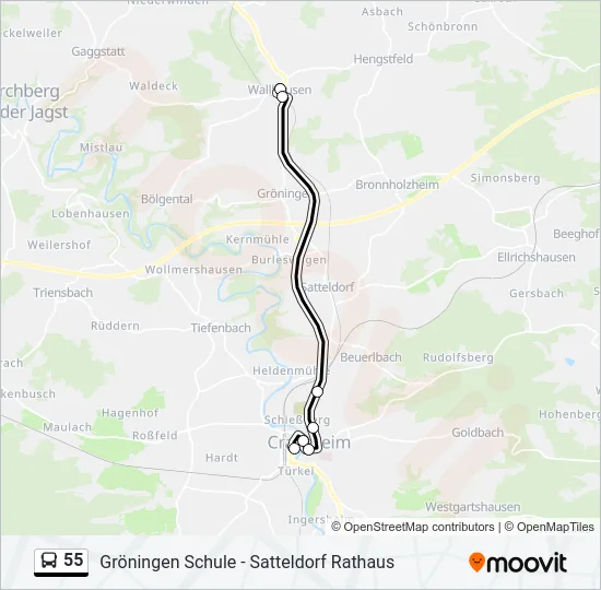 55  Line Map