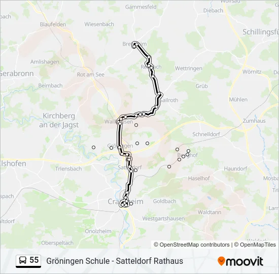 55  Line Map