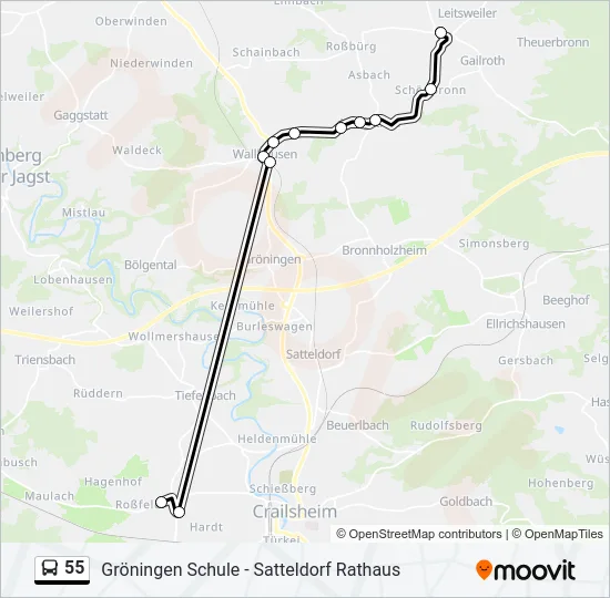 55  Line Map