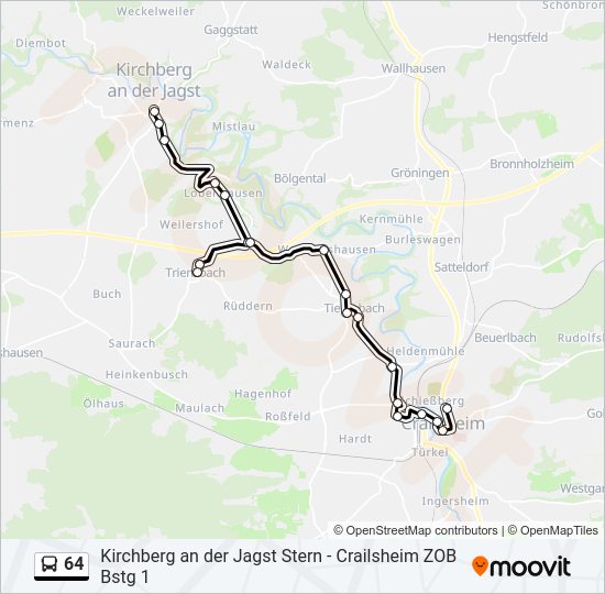 64  Line Map