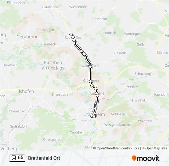 65  Line Map