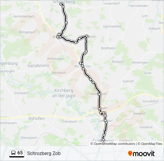 65  Line Map