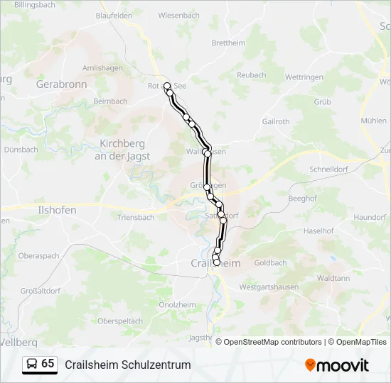 65  Line Map
