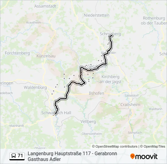 71  Line Map