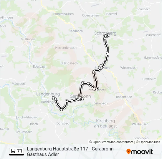 71  Line Map