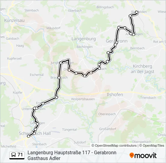 71  Line Map