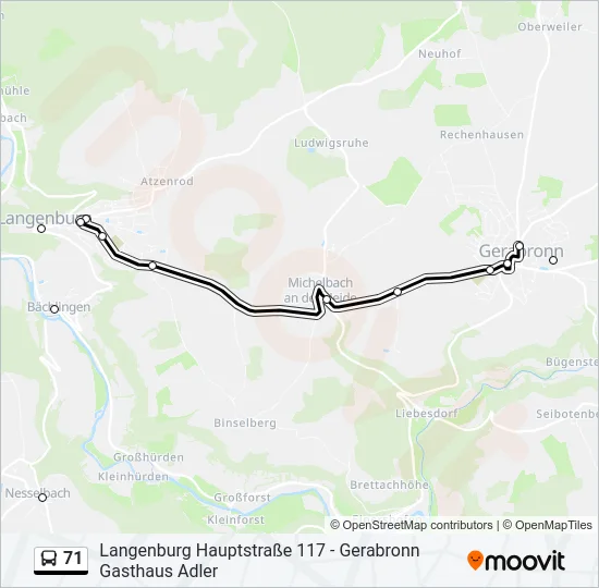 71  Line Map
