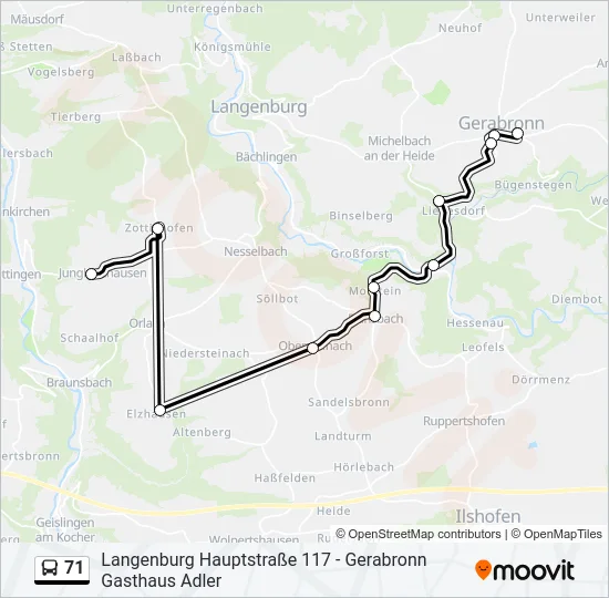 71  Line Map