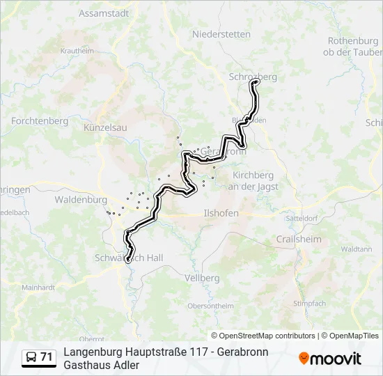 71  Line Map