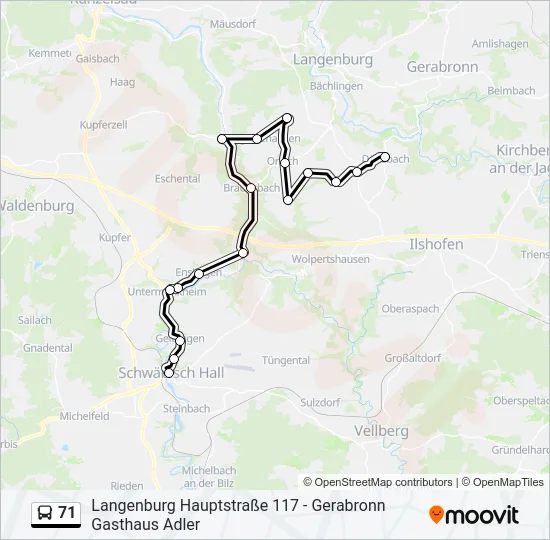 71  Line Map