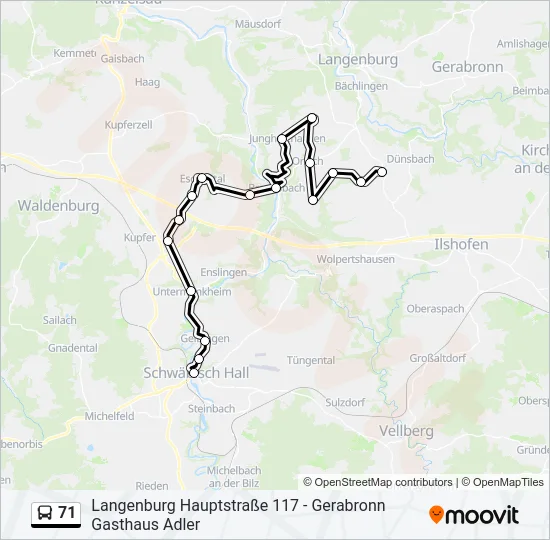 71  Line Map