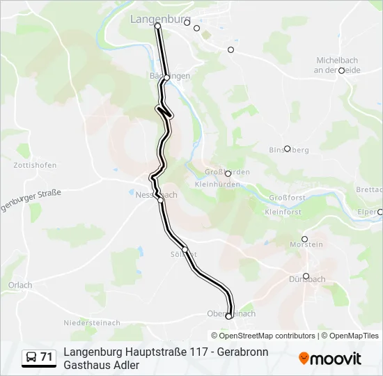 71  Line Map