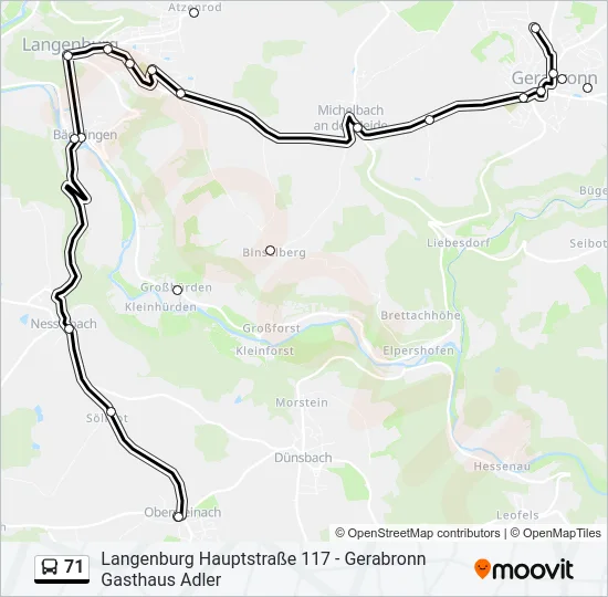 71  Line Map