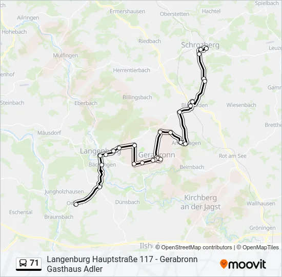 71  Line Map