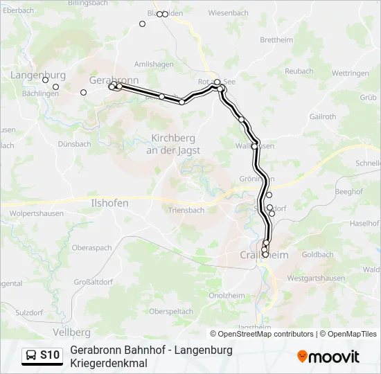 S10  Line Map