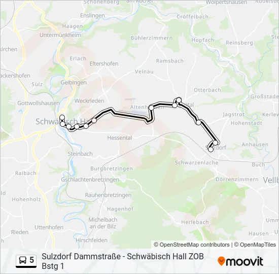 5  Line Map