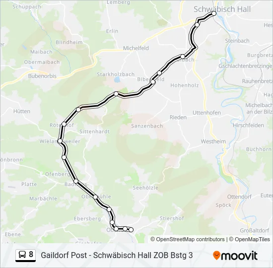 8  Line Map