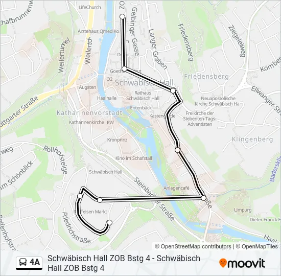4A  Line Map