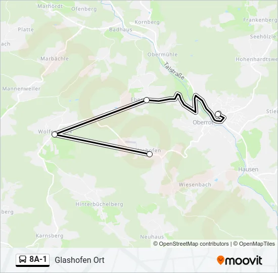 8A-1  Line Map