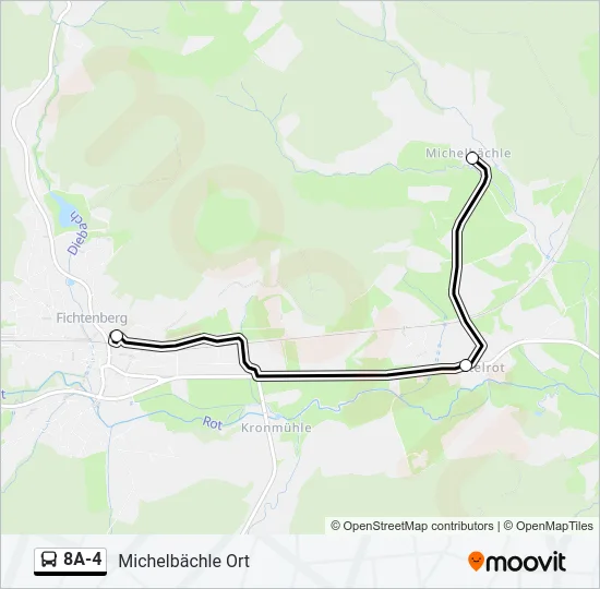  8A-4: карта маршрута