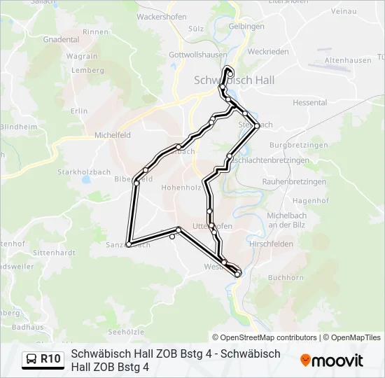 R10  Line Map