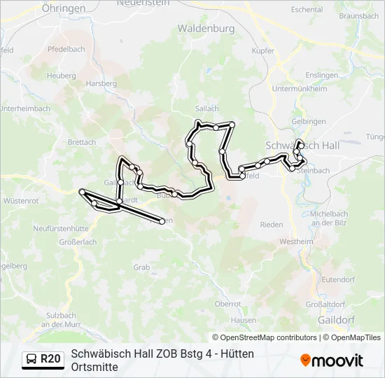 R20  Line Map