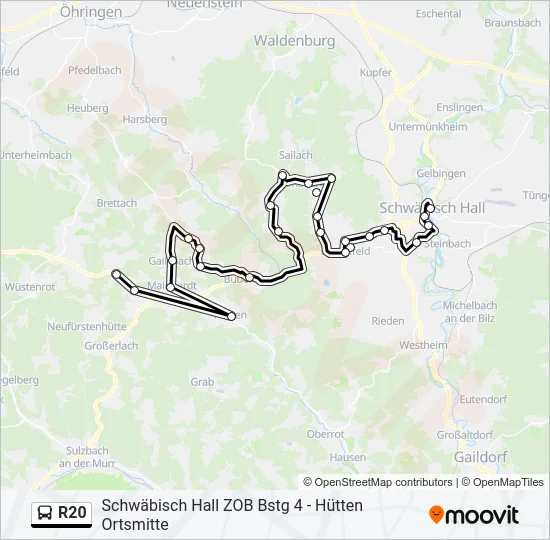 R20  Line Map