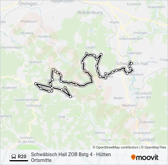R20  Line Map