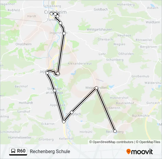 R60  Line Map
