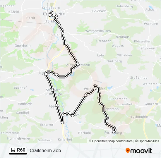 R60  Line Map