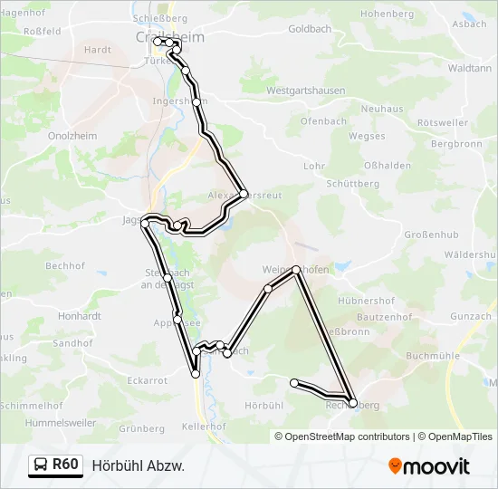 R60  Line Map