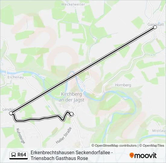 R64  Line Map