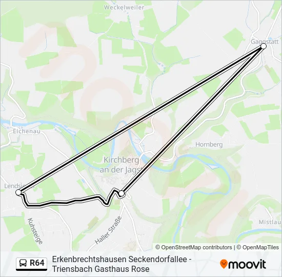 R64  Line Map