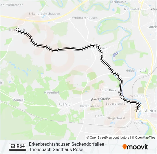 R64  Line Map