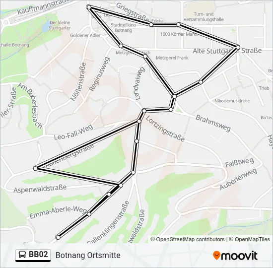 BB02 Bus Line Map