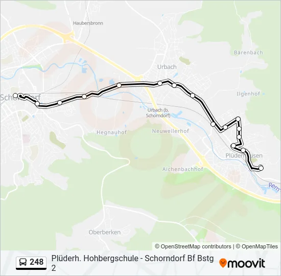 248 Bus Line Map